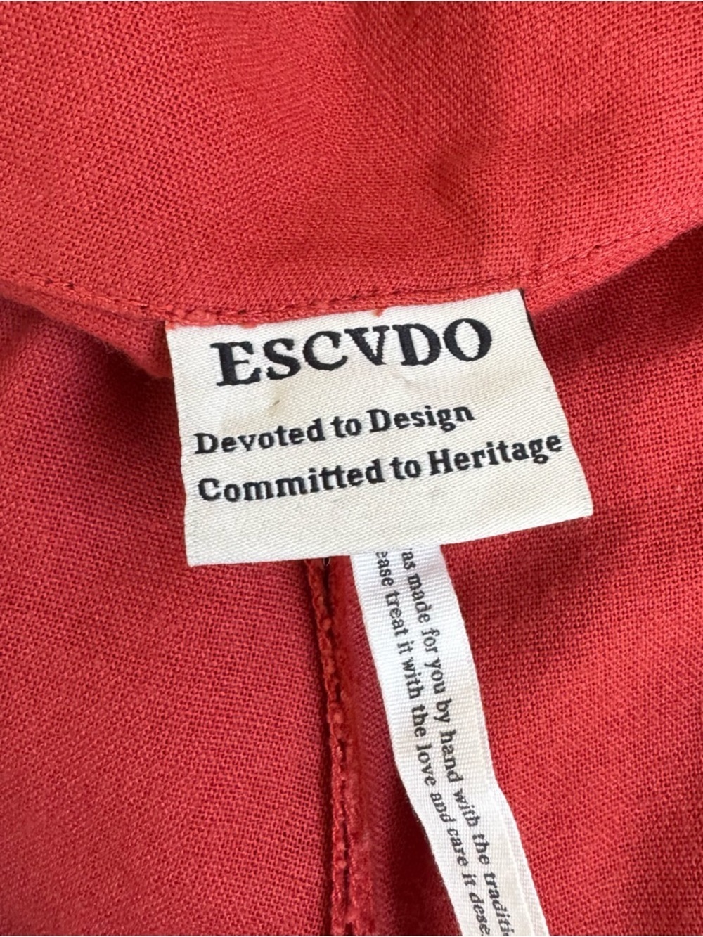 ESCVDO Acadia wide leg Wide-Leg Pants - coral - Picture 5 of 11